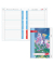 Display Hausaufgabenhefte Klasse 1 - 4, je 10 hefte pro Klasse 89505 für clevere Faule, Hausaufgaben / liniert, A5, weiß, 52 Bla