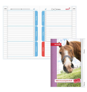 Display Hausaufgabenhefte Klasse 1 - 4, je 10 hefte pro Klasse 89510 für clevere Faule, Hausaufgaben / liniert, A5, weiß, 52 Blatt / 104 Seiten