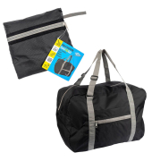 Reisetasche Kunstfaser schwarz 582601