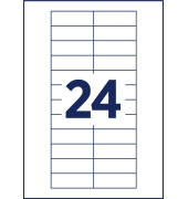 240 AVERY Zweckform Namensetiketten weiß 64,0 x 22,0 mm