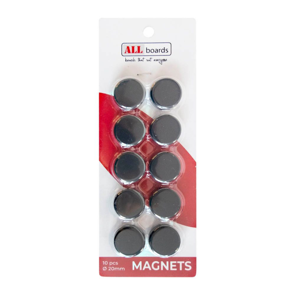 5902622411668 - Magnet schwarz Kunststoff Ø 20 x 06 cm 5902622411668 10 Stück 5902622411668 - Magnet schwarz Kunststoff Ø 20 x 06 cm 5902622411668 10 Stück