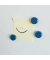 Magnet blau, Kunststoff Ø 2,0 x 0,6 cm