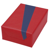 Geschenkpapier 15154, rot/blau