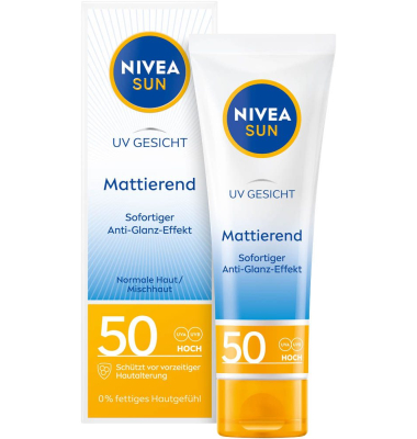 UV GESICHT Mattierender Sonnenschutz Sonnencreme 50,0 ml