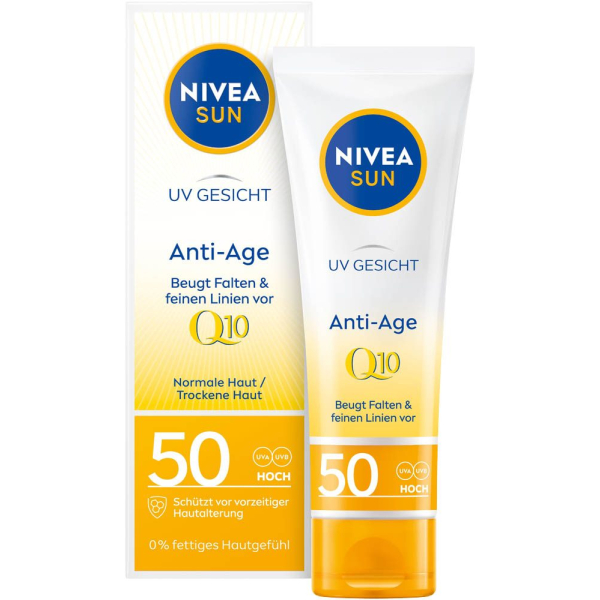 4005900481597 - NIVEA Sun Anti-Age & Anti-Pigmentflecken Sonnenschutzpflege Feuchtigkeitscreme mit Sonnenschutz speziell fürs Gesicht 50 ml - Tube LSF 50 4005900481597 - NIVEA Sun Anti-Age & Anti-Pigmentflecken Sonnenschutzpflege Feuchtigkeitscreme mit Sonnenschutz speziell fürs Gesicht 50 ml - Tube LSF 50
