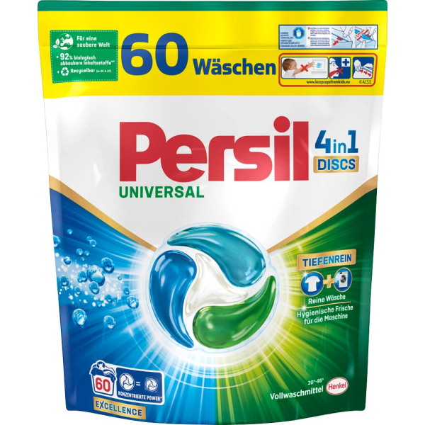 4015200033389 - UNIVERSAL 4in1 DISCS TIEFENREIN Waschmittel 4015200033389 Persil 4015200033389 - UNIVERSAL 4in1 DISCS TIEFENREIN Waschmittel 4015200033389 Persil