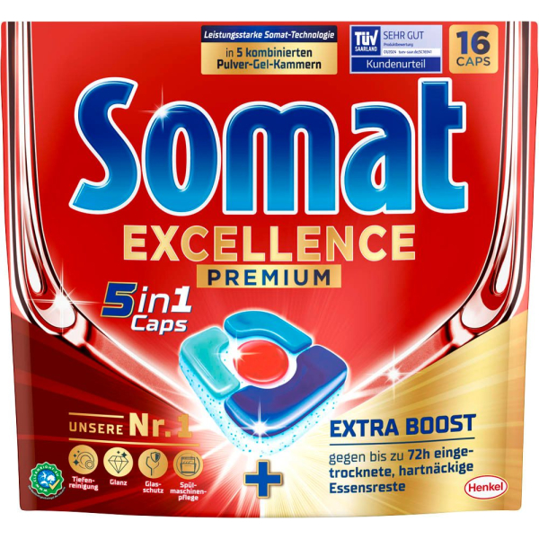 4015200033884 - EXCELLENCE PREMIUM 5in1 Spülmaschinentabs 4015200033884 Somat 4015200033884 - EXCELLENCE PREMIUM 5in1 Spülmaschinentabs 4015200033884 Somat