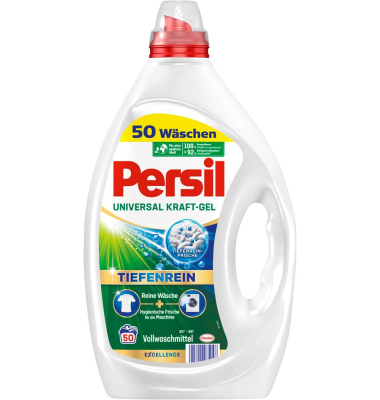 Waschmittel PGU50 Universal Kraft Gel Tiefenrein, Gel, 2,25 Liter, bis 50 Waschladungen