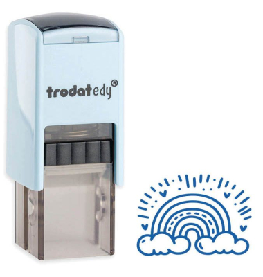 edyFix Motivstempel Regenbogen 2,0 x 2,0 cm