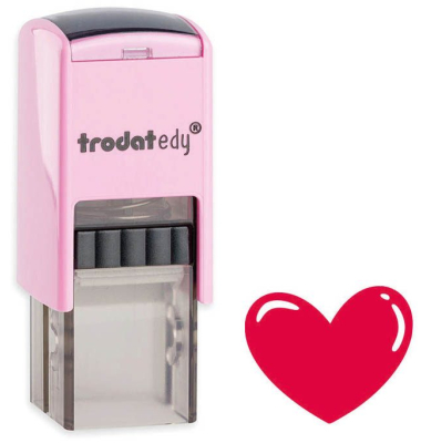 edyFix Motivstempel Herz 2,0 x 2,0 cm