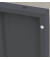 Schließfachschrank anthrazit, lichtgrau 520428, 8 Schließfächer 60,0 x 50,0 x 180,0 cm