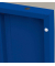 Schließfachschrank lichtgrau, enzianblau 520431, 12 Schließfächer 88,5 x 50,0 x 180,0 cm