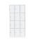 Schließfachschrank signalweiß 520437, 12 Schließfächer 88,5 x 50,0 x 180,0 cm