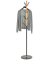Kleiderständer 54893 anthrazit Metall 8 Haken 37,0 x 179,0 cm