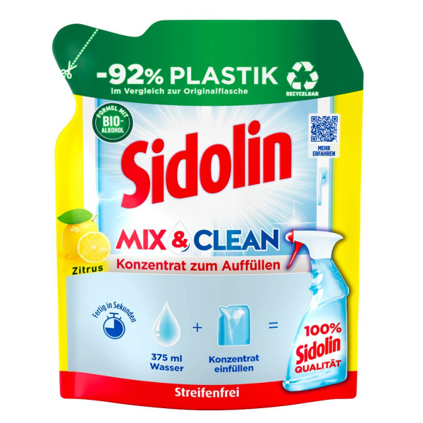 4015200032832 - All in 1 MIX & CLEAN Zitrus Glasreiniger-Konzentrat 0125 l 4015200032832 125 Milliliter 4015200032832 - All in 1 MIX & CLEAN Zitrus Glasreiniger-Konzentrat 0125 l 4015200032832 125 Milliliter