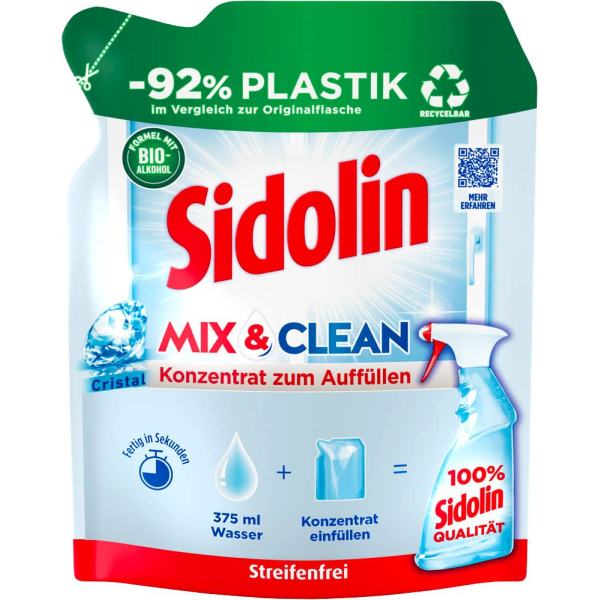 4015200032849 - All in 1 MIX & CLEAN Cristal Glasreiniger-Konzentrat 0125 l 4015200032849 125 Milliliter 4015200032849 - All in 1 MIX & CLEAN Cristal Glasreiniger-Konzentrat 0125 l 4015200032849 125 Milliliter