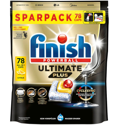 POWERBALL ULTIMATE PLUS Spülmaschinentabs