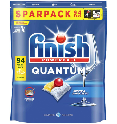 POWERBALL QUANTUM ALL IN 1 CITRUS Spülmaschinentabs