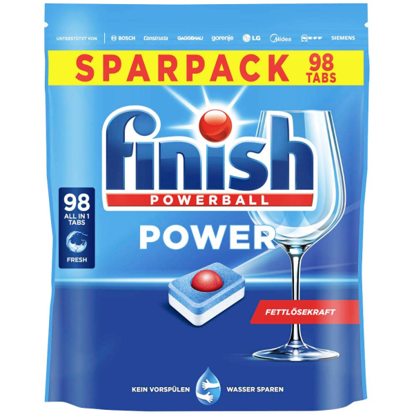 4251758437372 - POWERBALL POWER ALL IN 1 Spülmaschinentabs 4251758437372 98 Stück 4251758437372 - POWERBALL POWER ALL IN 1 Spülmaschinentabs 4251758437372 98 Stück
