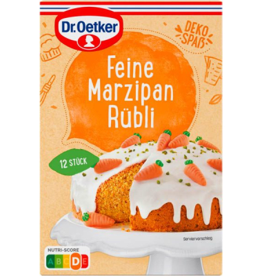 Dr.Oetker Feine Marzipan Rübli Dekor Dr.Oetker Feine Marzipan Rübli Dekor