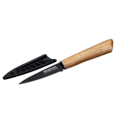 Küchenmesser  Flow Fair schwarz, Klinge: 8,5 cm