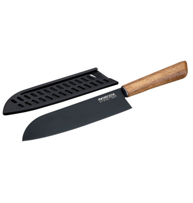 Santokumesser Flow Fair schwarz, Klinge: 18,0 cm