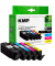  1x pigmentschwarz, 1x schwarz, 1x cyan, 1x magenta, 1x gelb Druckerpatronen kompatibel zu Canon PGI-580XXL PGBK, CLI 581XXL BKC