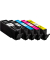  1x pigmentschwarz, 1x schwarz, 1x cyan, 1x magenta, 1x gelb Druckerpatronen kompatibel zu Canon PGI-580XXL PGBK, CLI 581XXL BKC