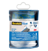 Blue™ Abdeckfolie mit Abroller transparent 60,9 cm x 27,4 m 1 Rolle