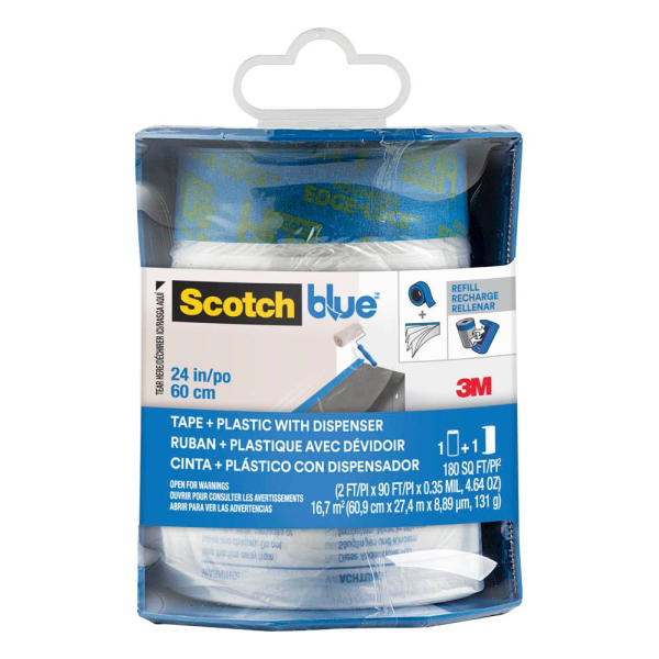 0051141937496 - Blue? Abdeckfolie mit Abroller transparent 609 cm x 274 m 1 Rolle 0051141937496 Scotch 0051141937496 - Blue? Abdeckfolie mit Abroller transparent 609 cm x 274 m 1 Rolle 0051141937496 Scotch