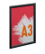 Plakat-Klapprahmen 479701, schwarz, A3, Aluminium