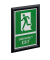 Plakat-Klapprahmen DURAPRINT, 479601, schwarz, A4, Aluminiumrahmen