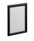 Plakat-Klapprahmen DURAPRINT, 479601, schwarz, A4, Aluminiumrahmen