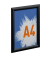 Plakat-Klapprahmen DURAPRINT, 479601, schwarz, A4, Aluminiumrahmen