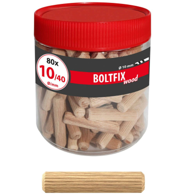 BOLTFIX wood 015200181 Holzdübel Ø 10,0 mm x 40,0 mm