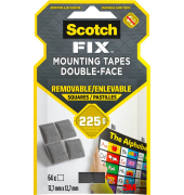 FIX™ doppelseitige Klebepads für max. 225,0 g 12,7 x 12,7 mm