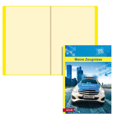 Zeugnismappe 89343, Polizei 110