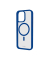Mag Frame Handy-Cover für Apple iPhone 15 transparent, blau