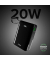 LCD Powerbank 20.000 mAh schwarz