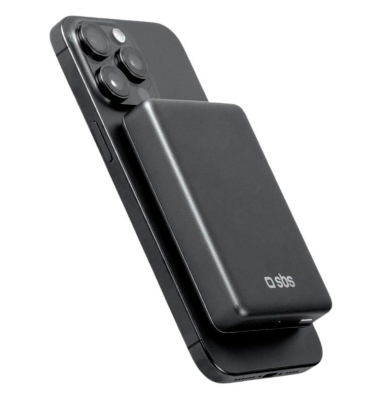 SlimMag wireless Powerbank 10.000 mAh schwarz