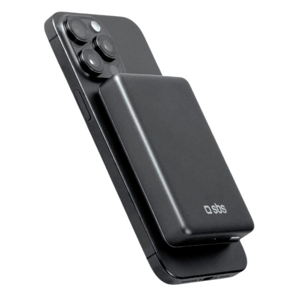 8018417481536 - SlimMag wireless Powerbank 10000 mAh schwarz 8018417481536 Sbs 8018417481536 - SlimMag wireless Powerbank 10000 mAh schwarz 8018417481536 Sbs