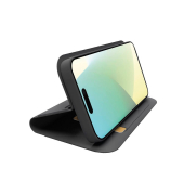Wallet Smooth Handyhülle für Apple iPhone 16 schwarz