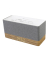 UR630WE Radiowecker grau
