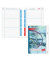 Hausaufgabenheft 89519 für clevere Faule, Hausaufgaben / liniert, A5, blau, 52 Blatt / 104 Seiten