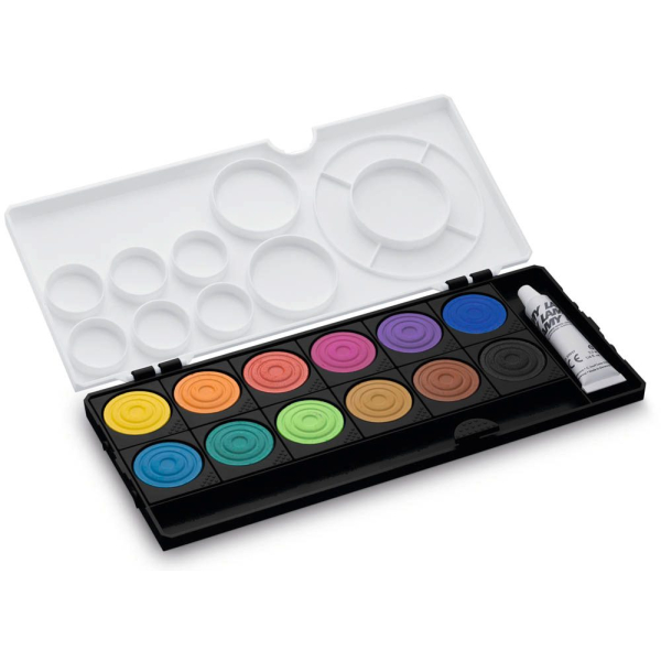 4014519786047 - aquaplus schwarz Wasserfarbkasten 12 Farben 4014519786047 Lamy 4014519786047 - aquaplus schwarz Wasserfarbkasten 12 Farben 4014519786047 Lamy