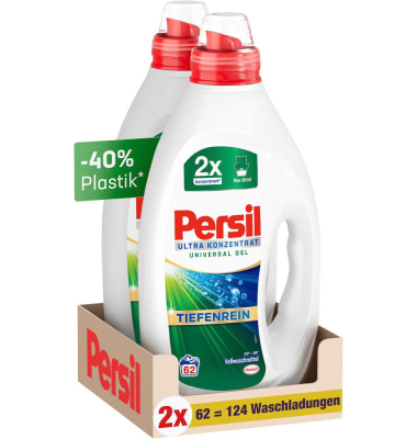 ULTRA KONZENTRAT UNIVERSAL GEL TIEFENREIN Waschmittel 2x 1,24 l