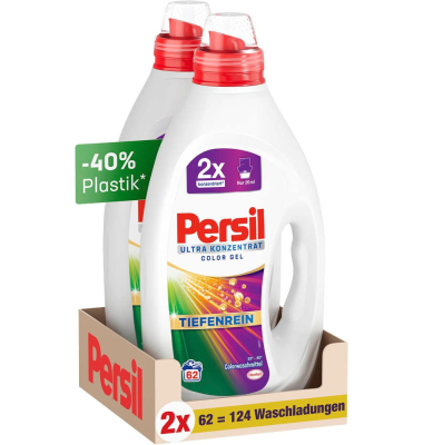 ULTRA KONZENTRAT COLOR GEL TIEFENREIN Waschmittel 2x 1,24 l