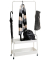 Rollgarderobe 54399 weiß Metall 2 Haken 85,0 x 155,0 cm