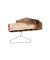 Wandgarderobe 54968 akazie Holz 5 Haken 60,0 x 13,0 cm