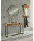 Wandgarderobe 54968 akazie Holz 5 Haken 60,0 x 13,0 cm
